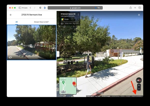Hapus rumah di Google Maps