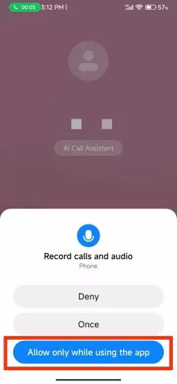 Rekaman panggilan di Xiaomi