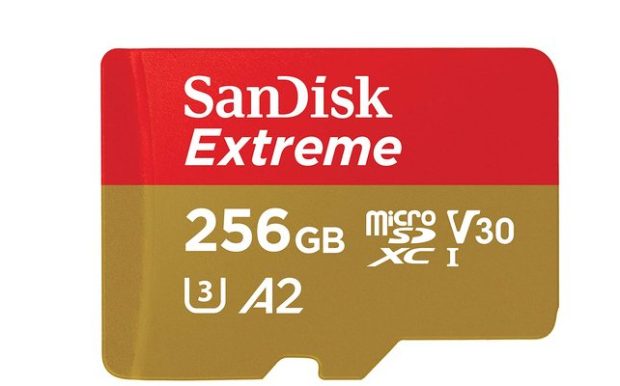 Kartu memori SanDisk 256GB Ekstrim