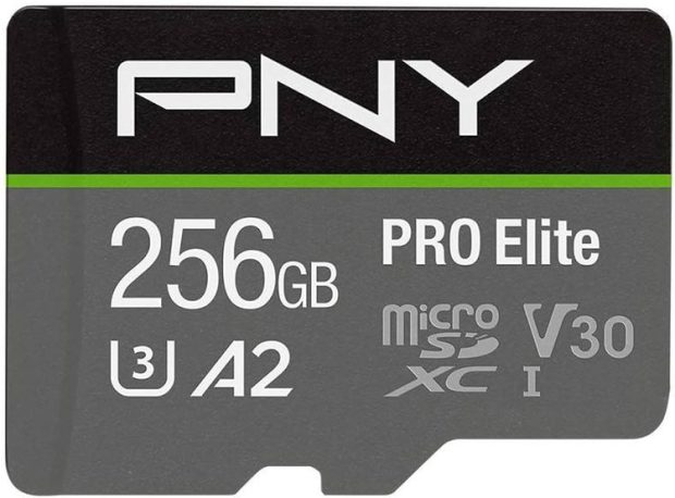 Kartu memori PNY 256GB PRO Elite Class, kartu memori microSD terbaik